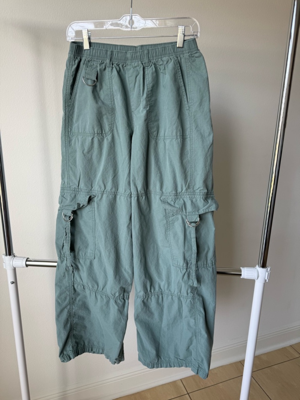 Wild Fable Wide-Leg Cargo Pants in Sage